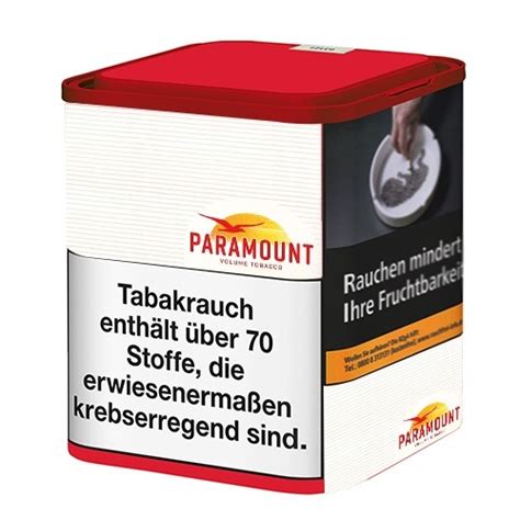 Paramount Volumen Tobacco O P Feinschnitt Zigaretten Tabak