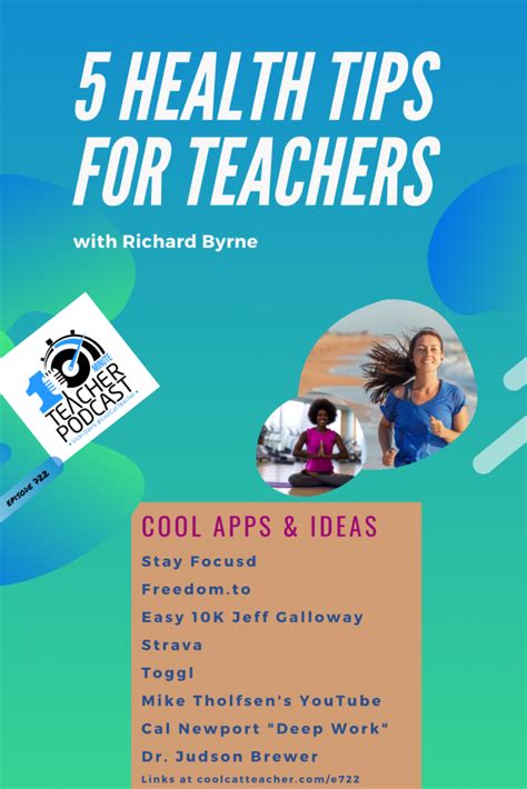 5 Health Tips For Teachers To Stay Healthy With Richard Byrne