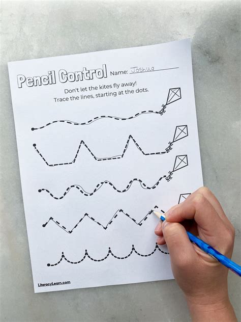 Pencil Control Worksheets Free Printables Literacy Learn