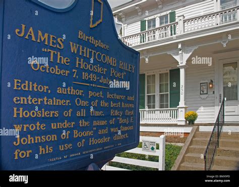 James Whitcomb Riley Museum Home Hi Res Stock Photography And Images