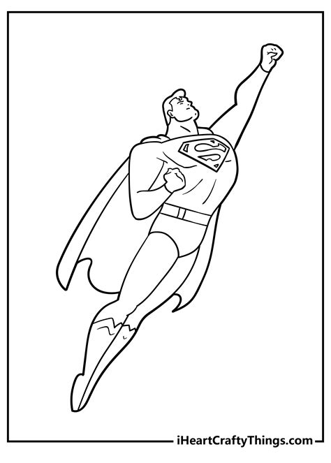 Free Superhero Coloring Pages Printable Flash