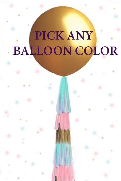 Gold Gender Reveal Balloon White Gender Reveal Ideas Tassels Etsy