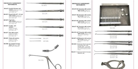 Endoscopic Ear Microsurgery Instruments – Ömür Surgical Instrumnets