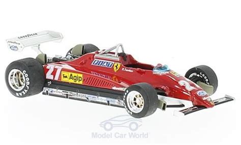 Modellino In Miniatura Ferrari 126 1 43 Brumm C2 Turbo No 27 Formel 1