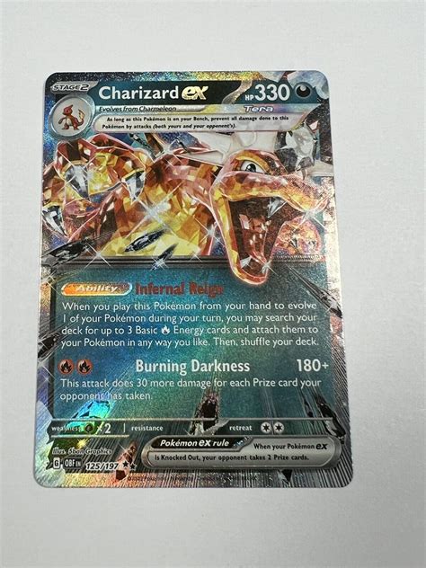 Charizard Ex Obsidian Flames Tera Values Mavin