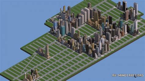 Скачать Midtown Manhattan New York City для Minecraft