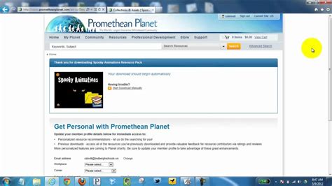 Promethean Planet Resource Packs YouTube