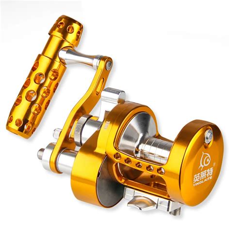 LA60 2016 New CNC Full Metal Jigging Reel 26kg Drage Force Double Ratio