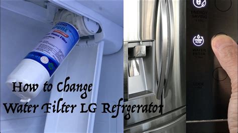 LG Refrigerator How To Change The Water Filter (4, 46% OFF