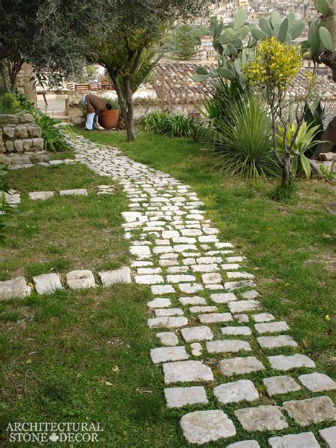 Stone Pavers Antique Reclaimed Limestone Cobble Stone Pavers