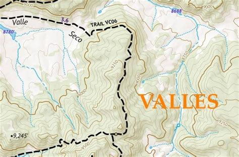 Los Alamos Topographic Hiking Map - Outdoor Trail Maps