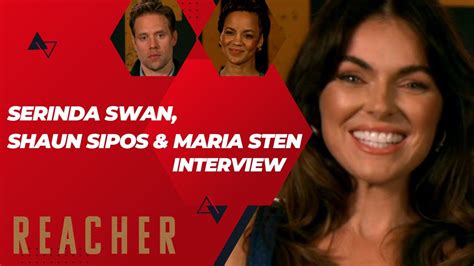 Shaun Sipos Serinda Swan Maria Sten REACHER Season 2 Interview On