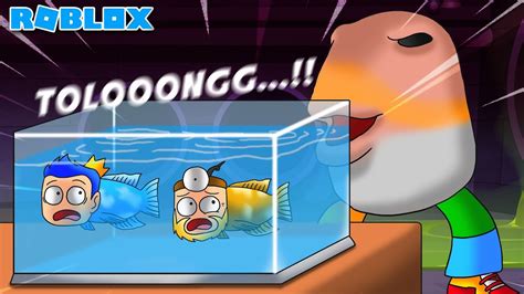 PANDU GAMING DAN PAK UNAT JADI BAHAN EKSPERIMEN MANUSIA IKAN DI ROBLOX