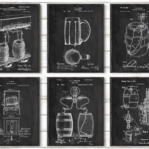 Beer Patent Print Etsy