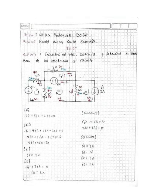 Ejercicios Resueltos De Circuitos Por Mallas Juan Esteban Campos Udocz