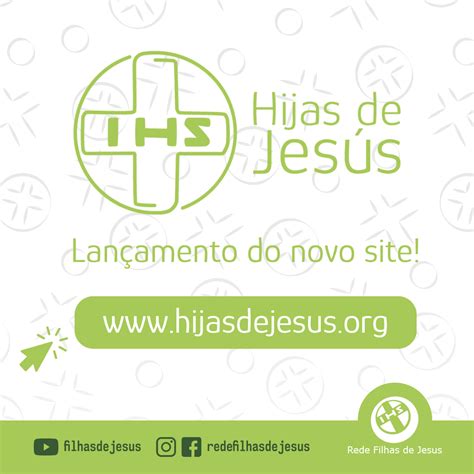 Lan Amento Do Novo Site Internacional Hijas De Jes S Filhas De Jesus