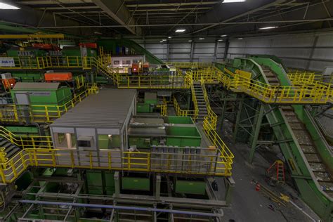 Brooklyn, New York - November 7, 2016 - Sims Municipal Recycling Center. It is a State-of-the