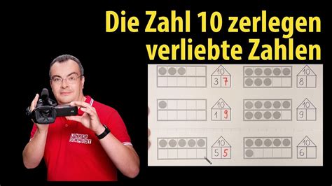 Die Zahl 10 Zerlegen Verliebte Zahlen Grundschule Klasse 1