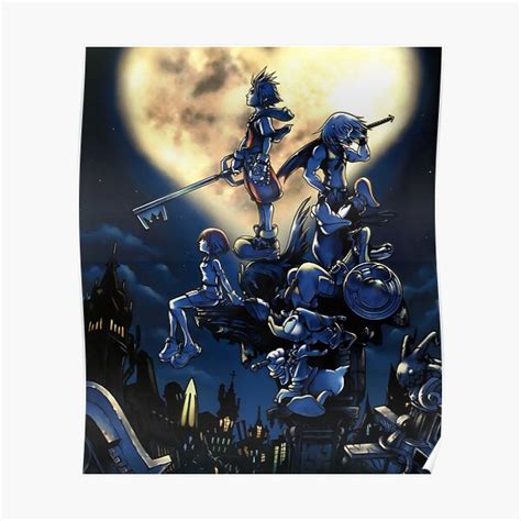 Kingdom Hearts Character Poster For Sale By Romepleione Redbubble