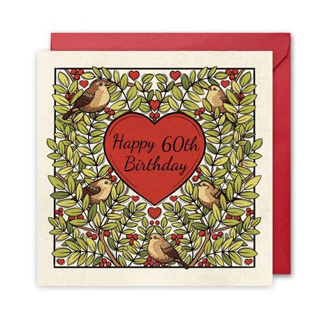 happy birthday card birds  love age card