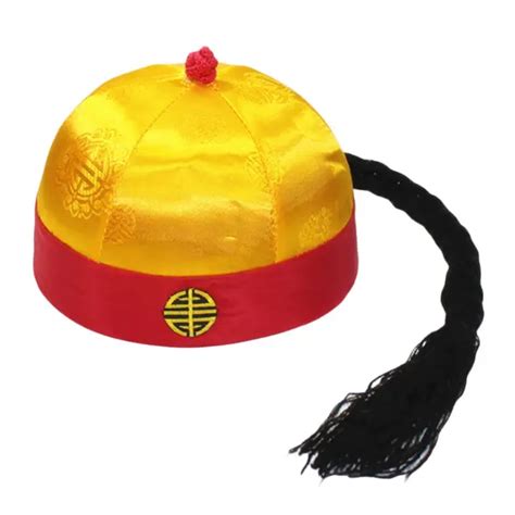 ORIENTAL CHINESE QING Hat Chinese Emperor Hat Role Playing Headdresses