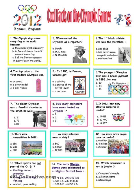 Olympic Trivia Questions And Answers Printable Printable Templates