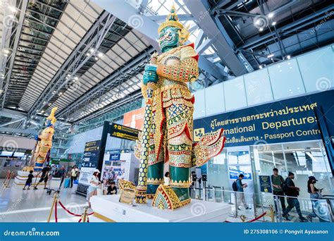 Bangkok Thailand January Giant Sculpture In The Passenger