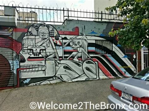 Bronx Mural of The Day: Graffiti Artists How & Nosm With Aryz ...