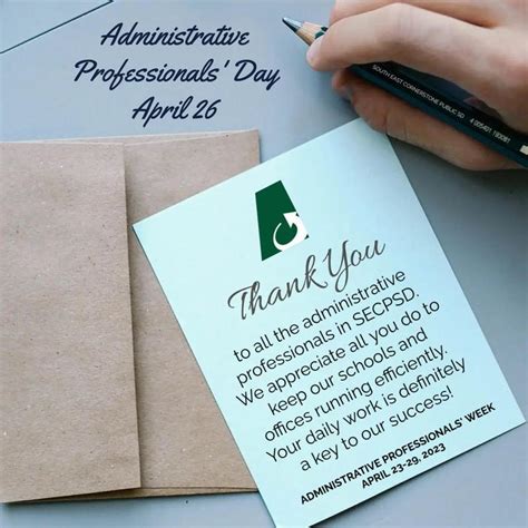 Happy Administrative Professionals Week April 23 29 Estevan Comprehensive High School