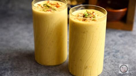 Dry Fruit Lassi Kesar Badam Pista Lassi How To Make Dry Fruit Lassi