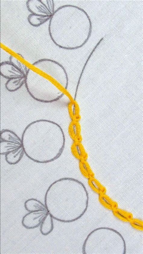 Viral Neck Design Border With Basic Hand Embroidery Stitch Video