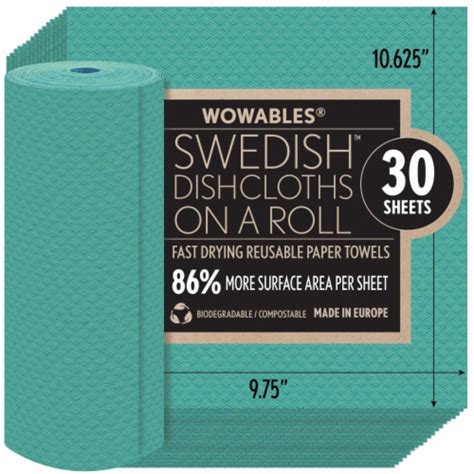 Swedish Dishcloths For Kitchen On A Roll Reusable Biodegradable