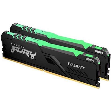 Оперативная память 64 Gb 3600 MHz Kingston FURY BEAST RGB Black ...