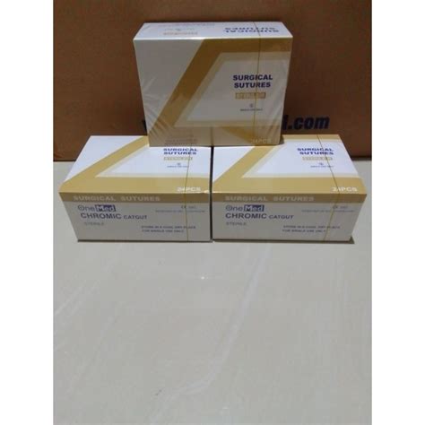 Jual Benang Jahit Chromic Catgut Dengan Jarum Merk Onemed Type Chromic