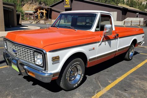 1972 Chevrolet C10 Cheyenne Pickup 3 Speed For Sale On Bat Auctions