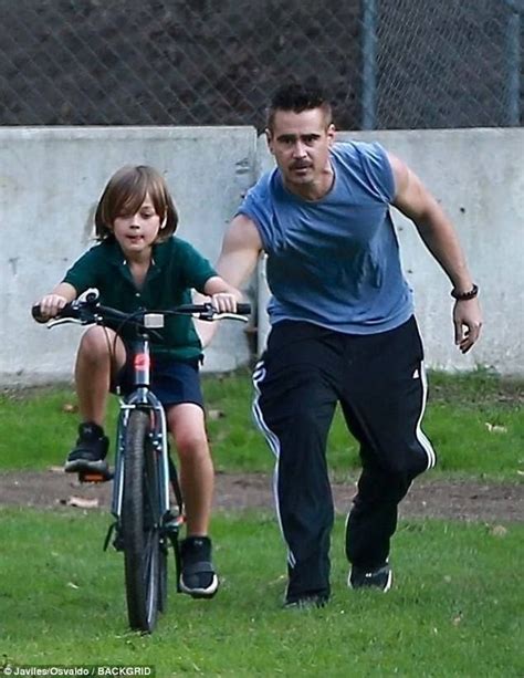 Colin Farrell Helping His Son Henry Ride A Bike ️ Colin Farrell