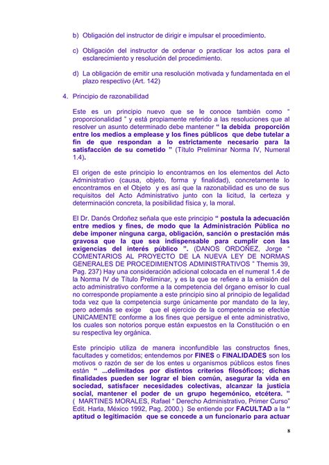 Los Principios Del Procedimiento Administrativo PDF