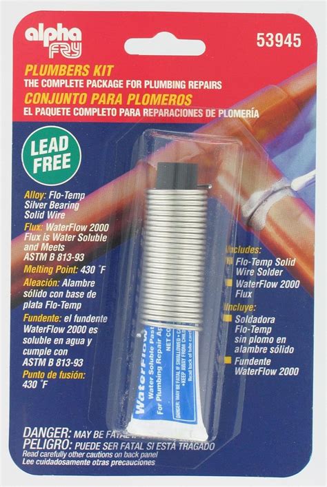 Alpha Fry AM53945 Flo Temp Lead Free Solid Wire Solder Amazon