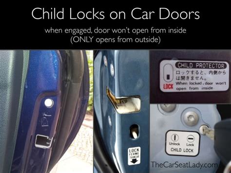 Child Locks on Car Doors – How to Engage Them | Child safety locks, Car ...