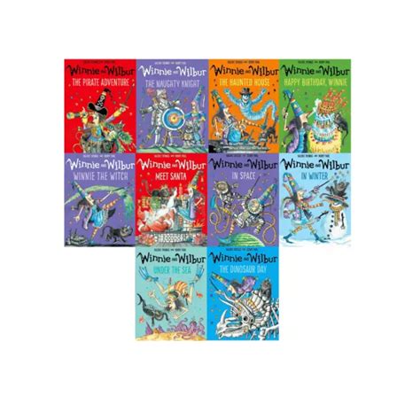 Winnie The Witch And Wilbur 10 Book Set Collecti Valerie Thomas And