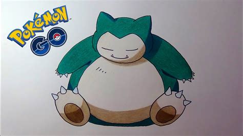 Cómo dibujo yo al pokemon Snorlax how to draw snorlax pokemon