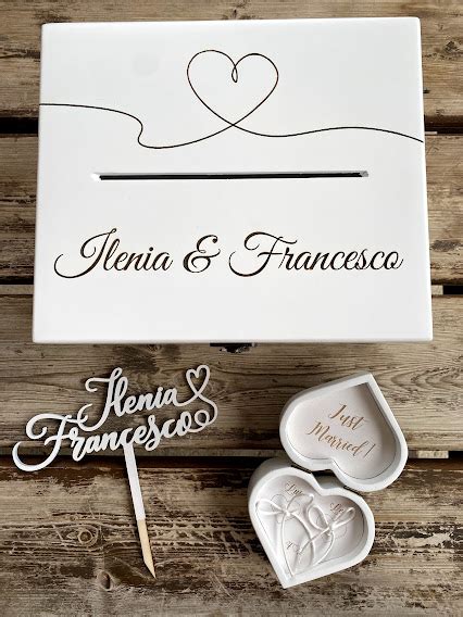 Set Porta Buste Porta Fedi Cake Topper Creativelab