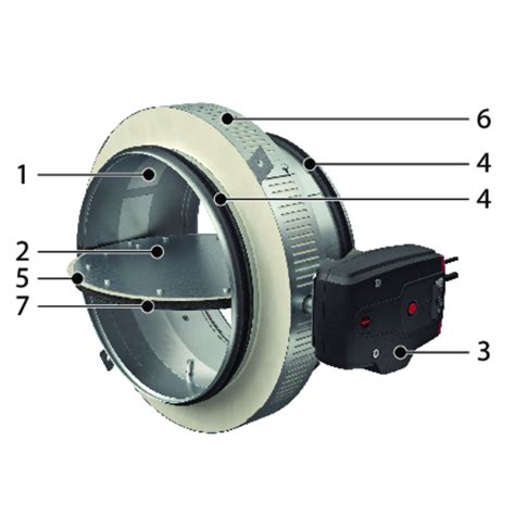 Circular Fire Damper With A Fire Resistance Of Up To 60 Minutes