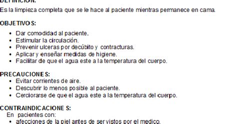 Clases Fundamentos De Enfermeria Ba O En Cama De Esponja