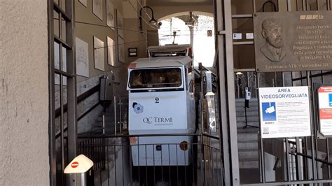 Standseilbahn Funicolare Citta Alta In Bergamo Italien 01 08 2022