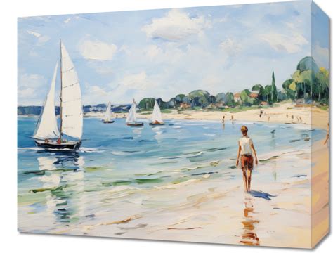 Obraz 50x40cm Życie na Brzegu Inna marka Sklep EMPIK