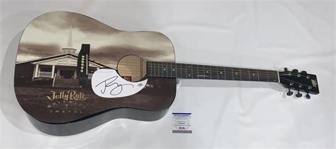 JELLY ROLL SIGNED CUSTOM WHITSITT CHAPEL ACOUSTIC GUITAR PSA COA EBay