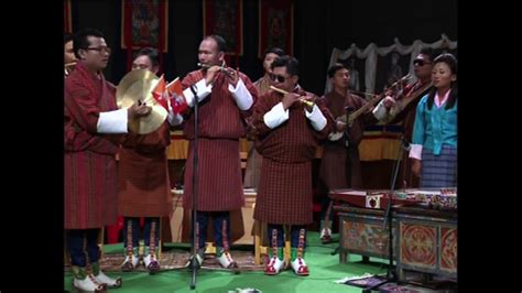 National Anthem Of Bhutan Druk Nyentshog Youtube