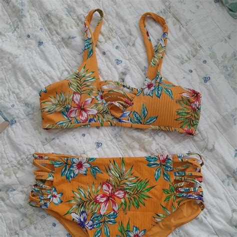 Tinibikini Swim Tinibikini Bright Floral Bikini Top Poshmark