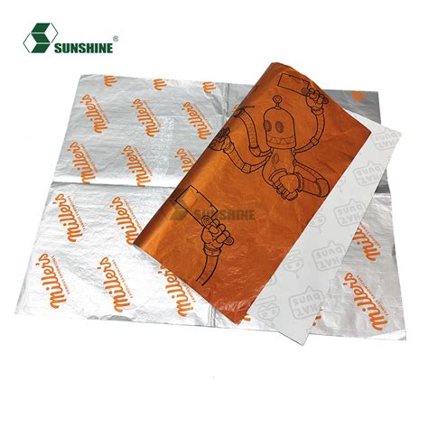 Custom Printed Honeycomb Food Wrap Sandwich Shawarma Burger Wrapping